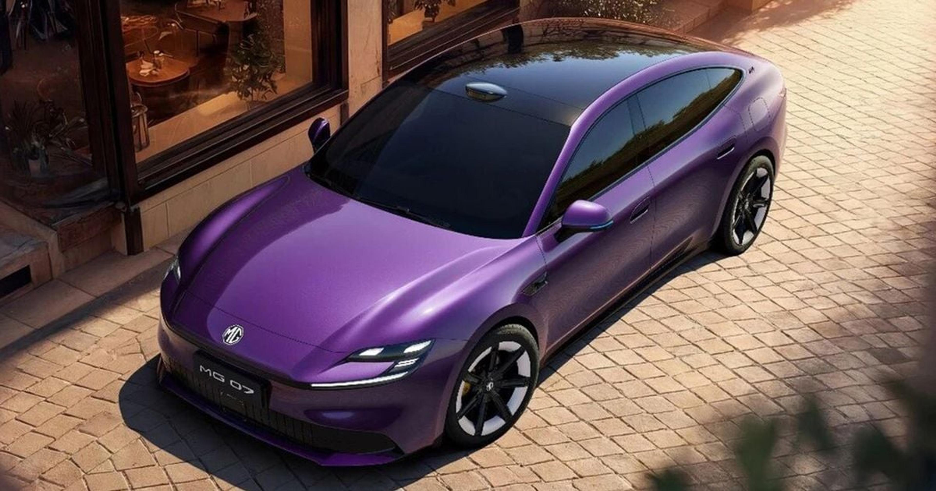 MG 07 Revealed: LiDAR EV Sedan Aims at Tesla Model 3