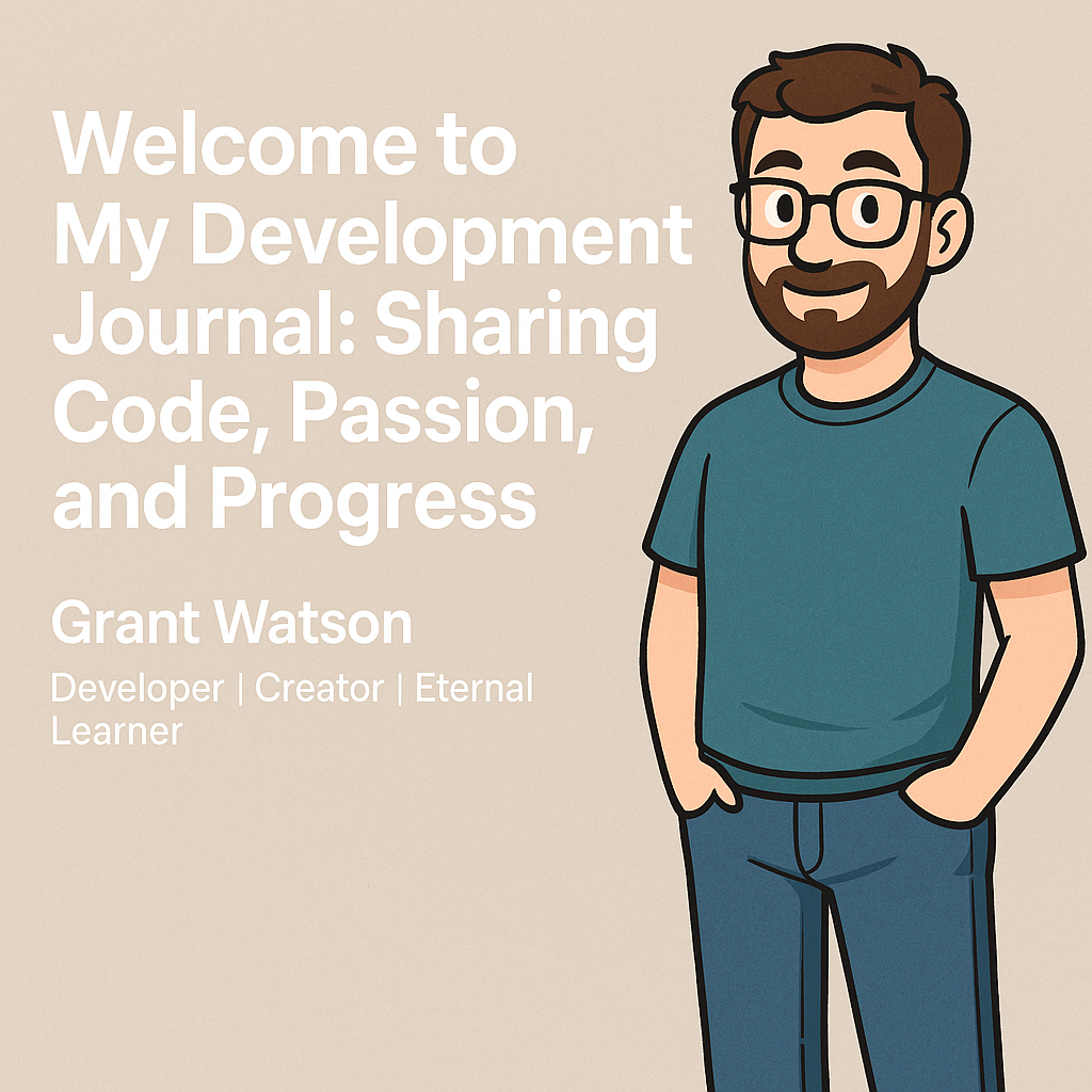 Welcome to My Development Journal: Sharing Code, Passion, and Progress