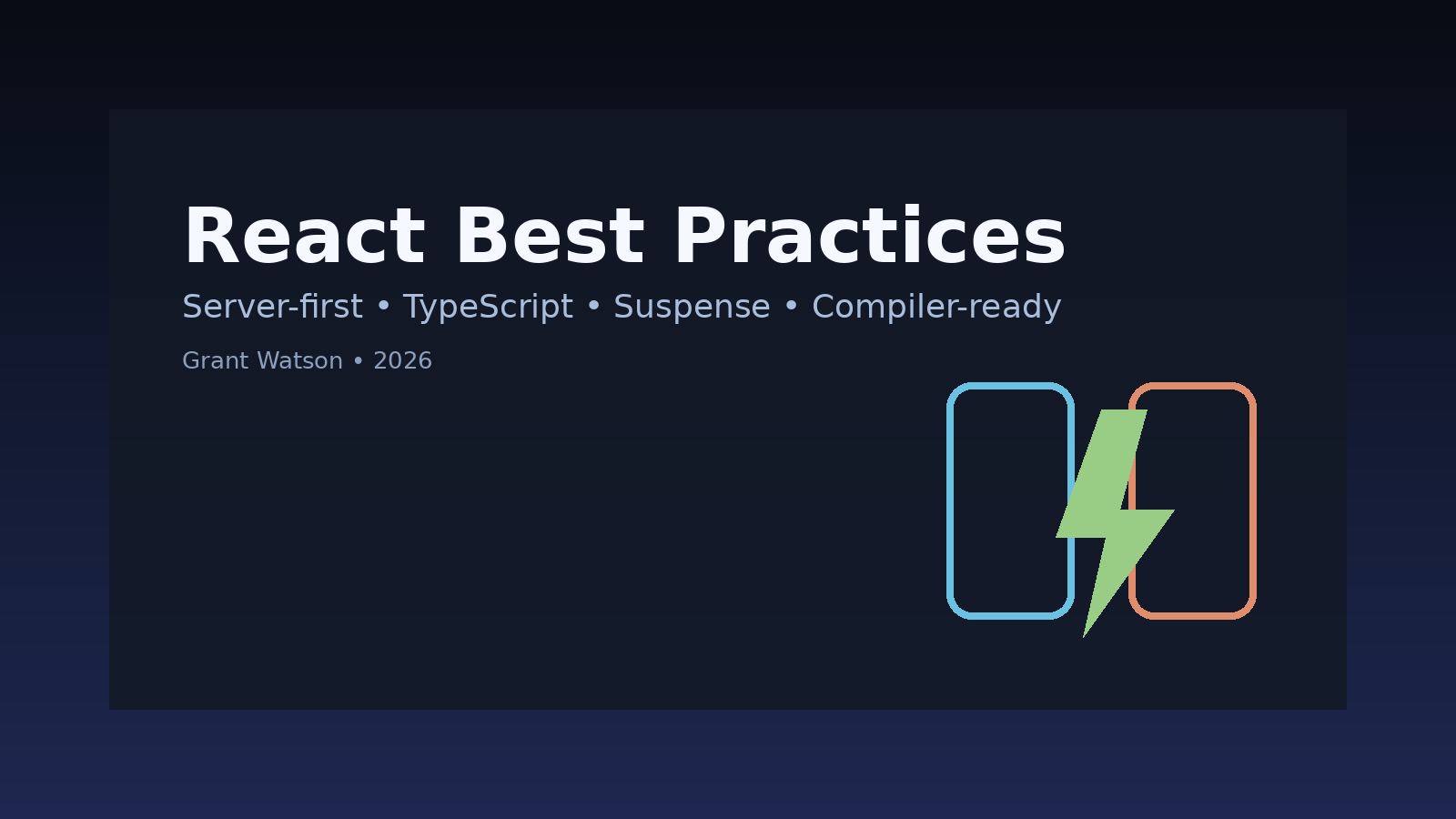 React Best Practices