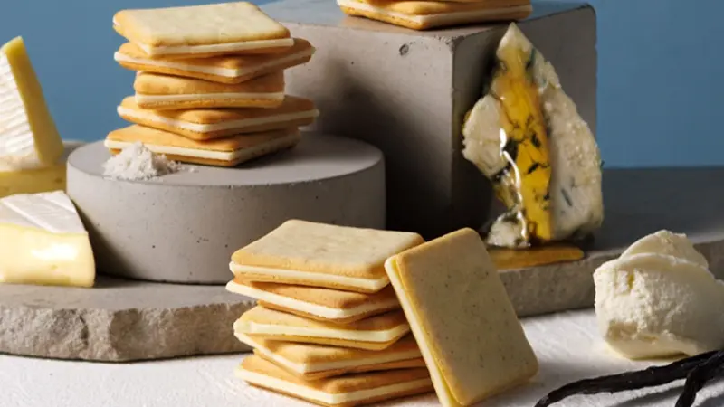 ミルクとチーズをふんだんに使った逸品のクッキー