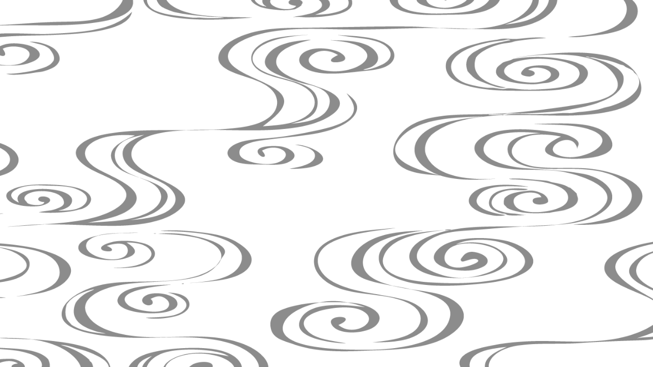 Stylized gray wave pattern on white.