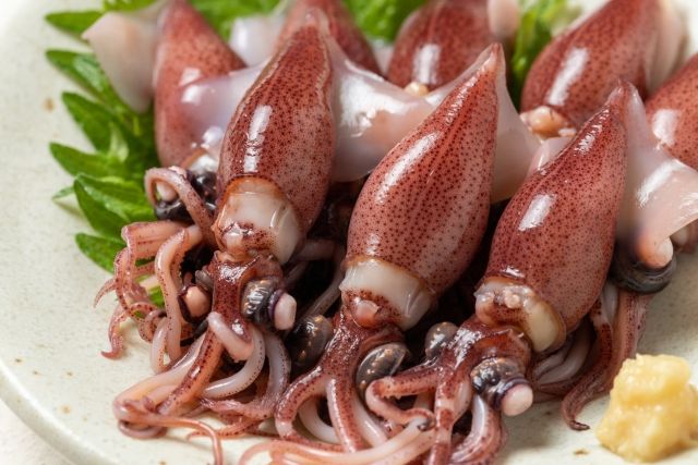 ホタルイカ specialty food