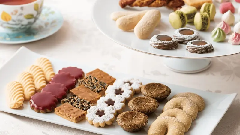 見た目にもこだわった上品で可愛らしいクッキー