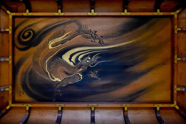 横山大観による天井絵