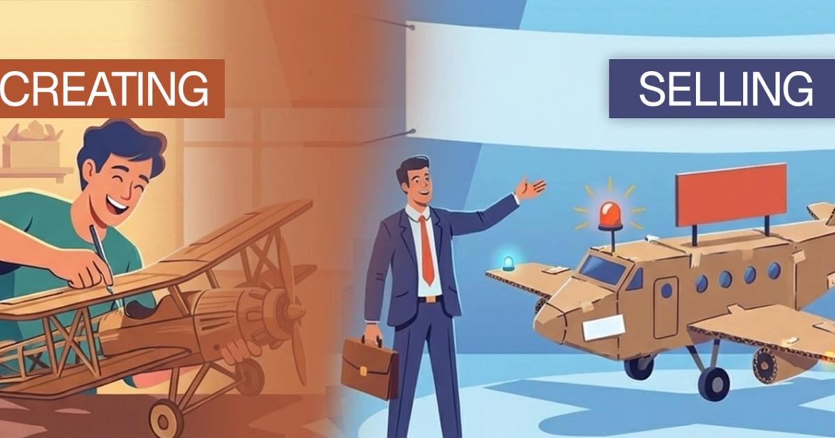 People Know When You’re Creating or Selling | Founder