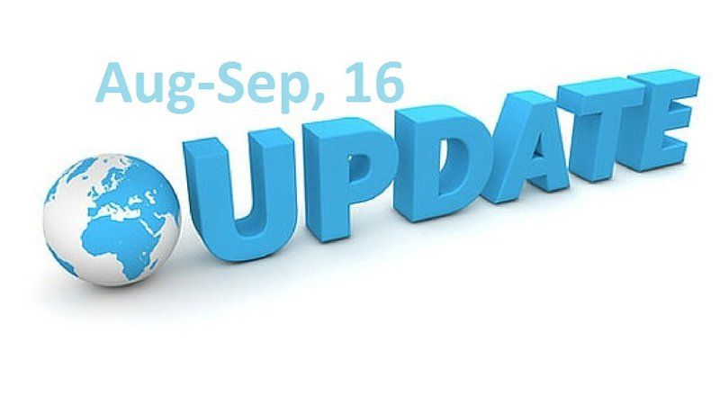 Featured image for: Monthly FTM Update - Aug-Sep, 2016