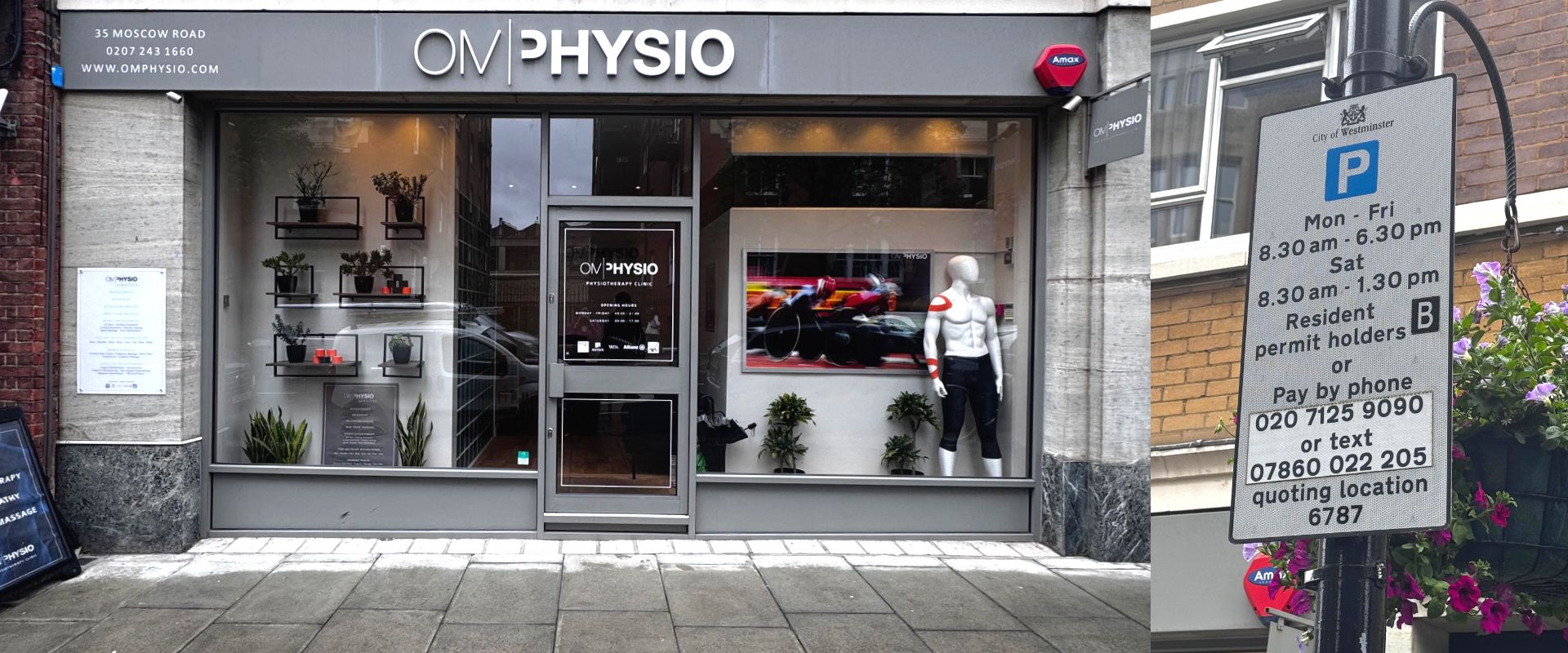 Omphysio Bayswater Clinic and Car Parking