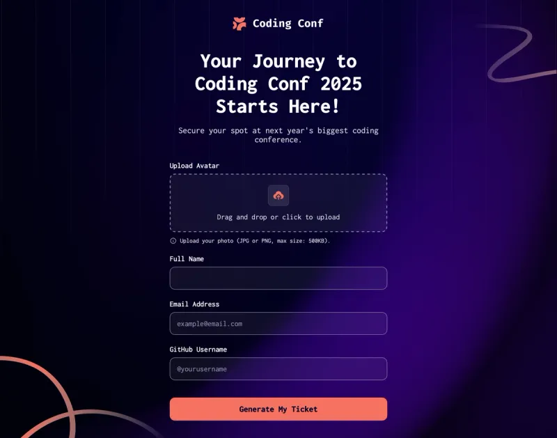 Générateur de Tickets de Conférence