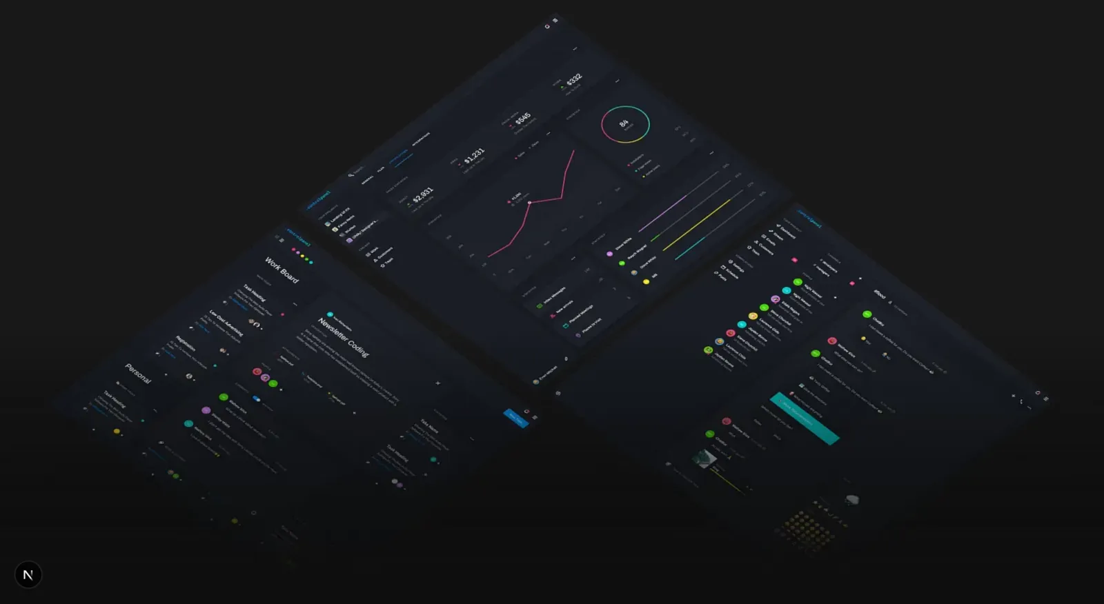 Figma Land : Slate Landing Page screenshot 1