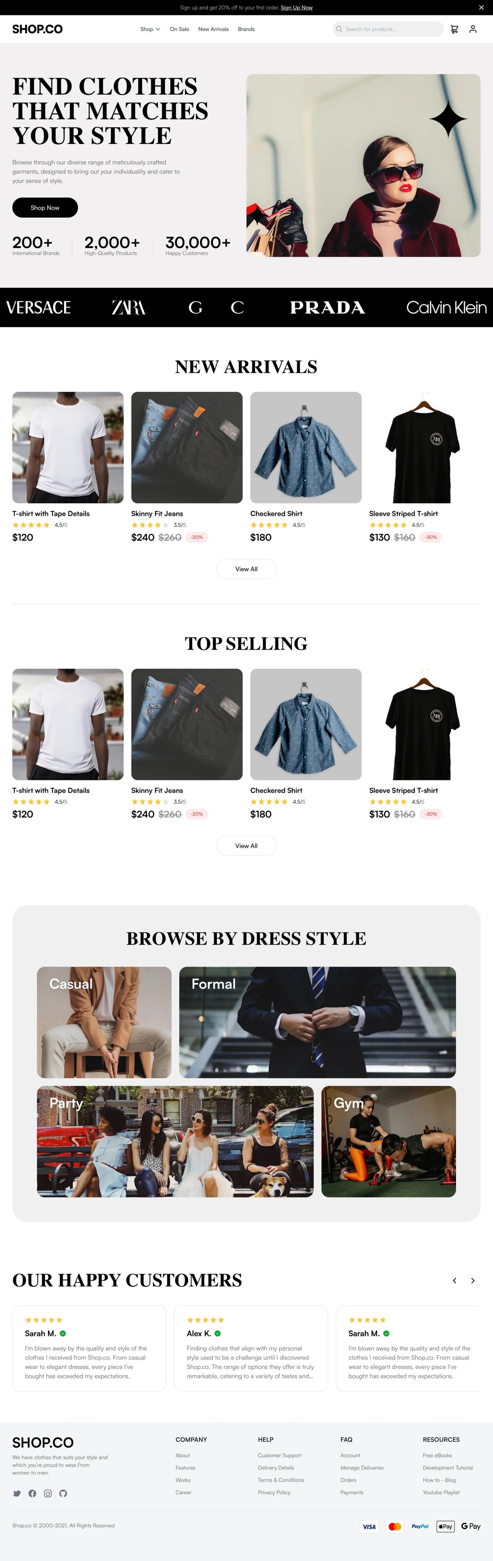 SHOP.CO : L'expérience e-commerce réinventée Hero