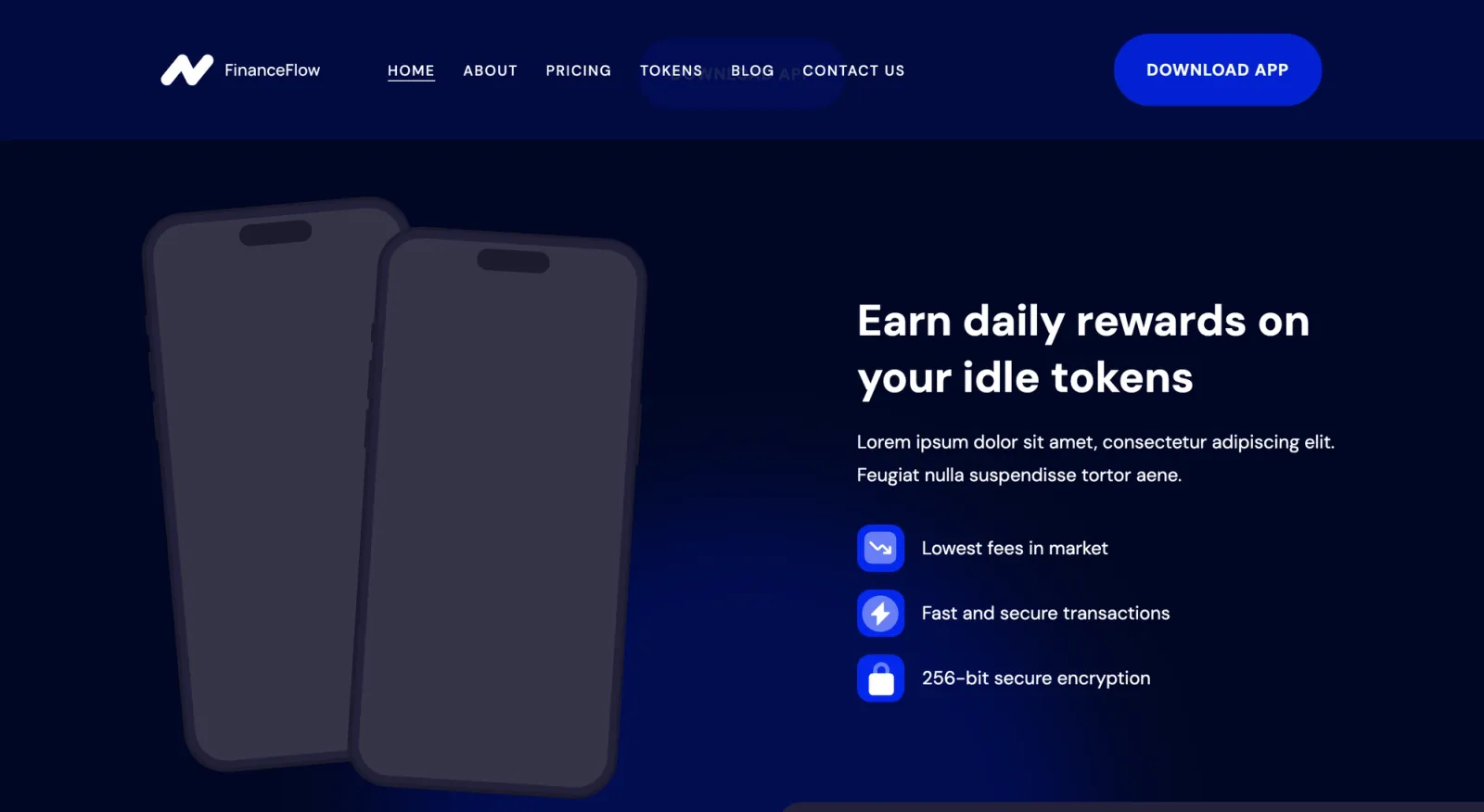 FinanceFlow - Plateforme de Trading Crypto screenshot 2