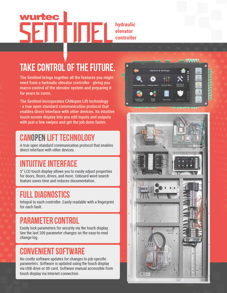 Wurtec Sentinel Elevator Controller