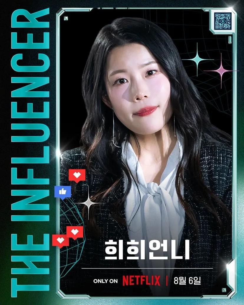 Netflix korea the influencer contestants heheonni