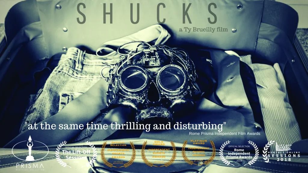 ty bru films, ty brueilly films, shucks silent short film, indie film review, short film review, abstract cinema
