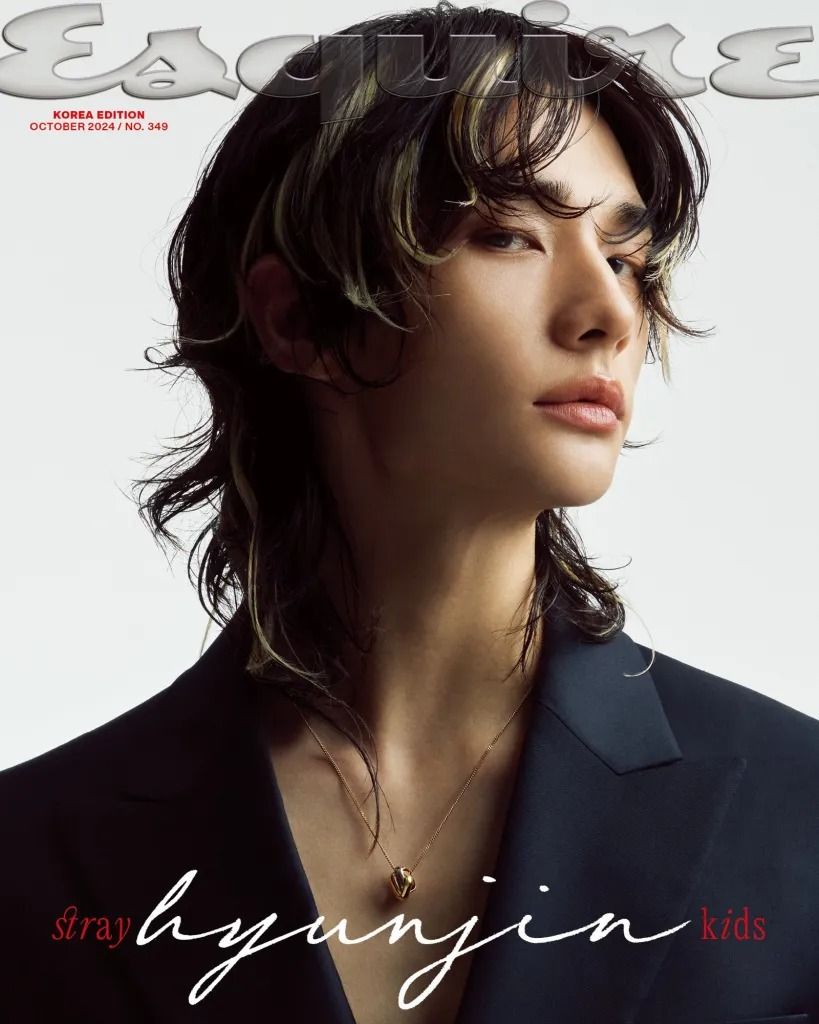 Stray Kids Hyunjin for Esquire Korea photoshoot