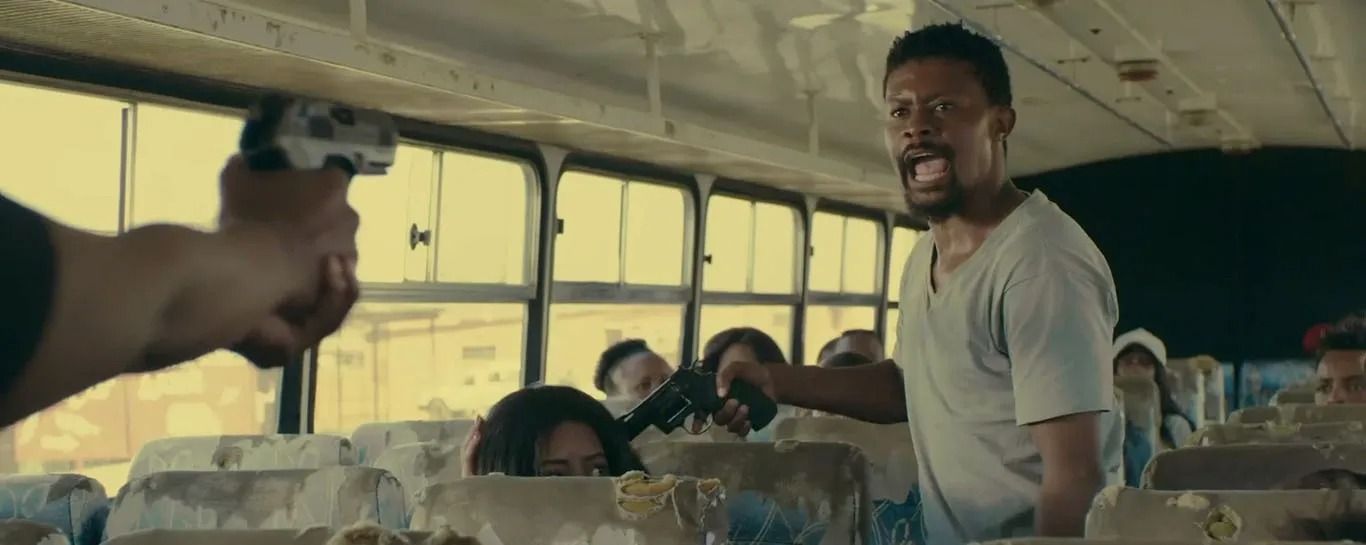 A scene from the South African film "Losing Lerato" starring Kagiso Modupe