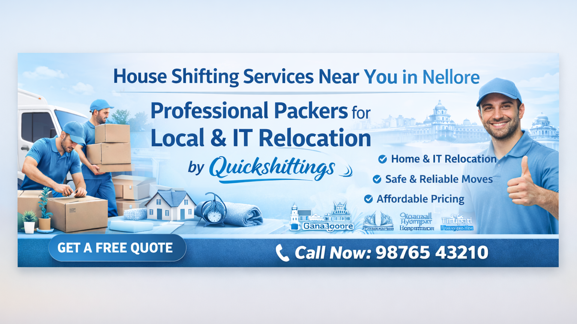 House Shifting Services Near You in Nellore: Professional Packers for Local & IT Relocation