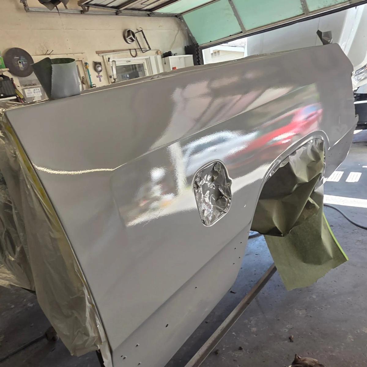 Silver Door Refinish