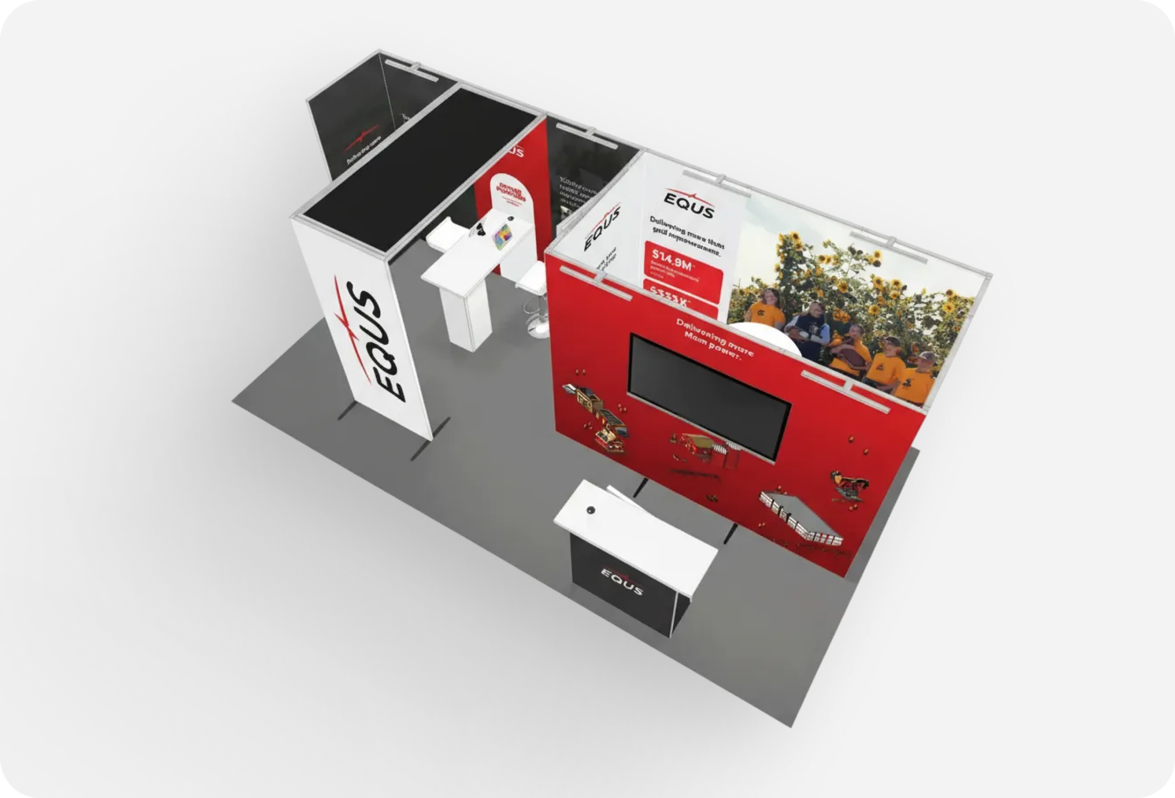 3d Render EQUS Booth