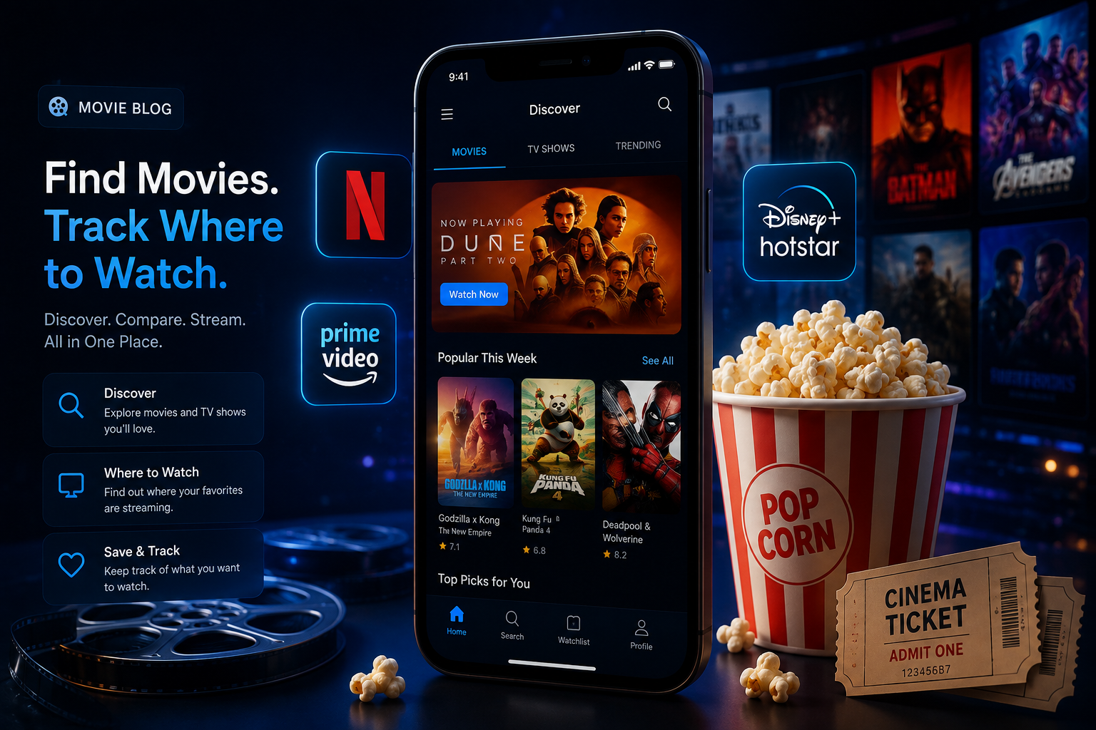 5 Best Free Tools to Find What Movie to Watch Next Across All OTT Platforms