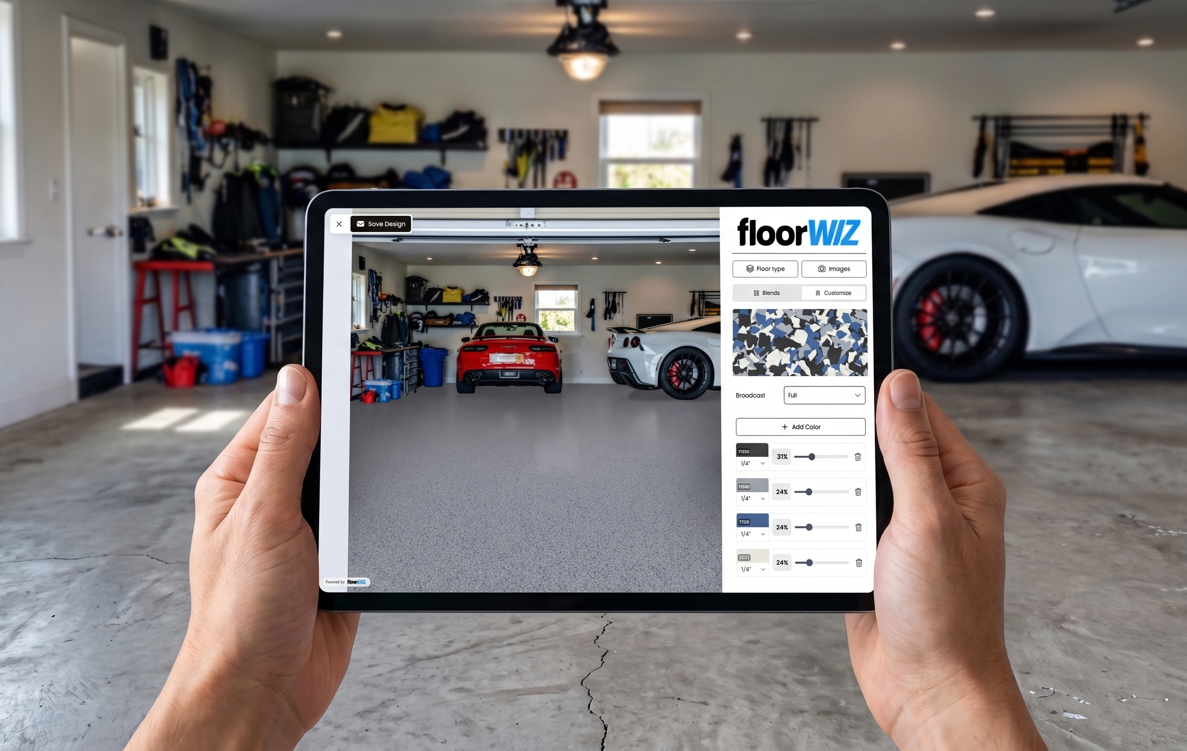 Close rates increase when customers help design their floors