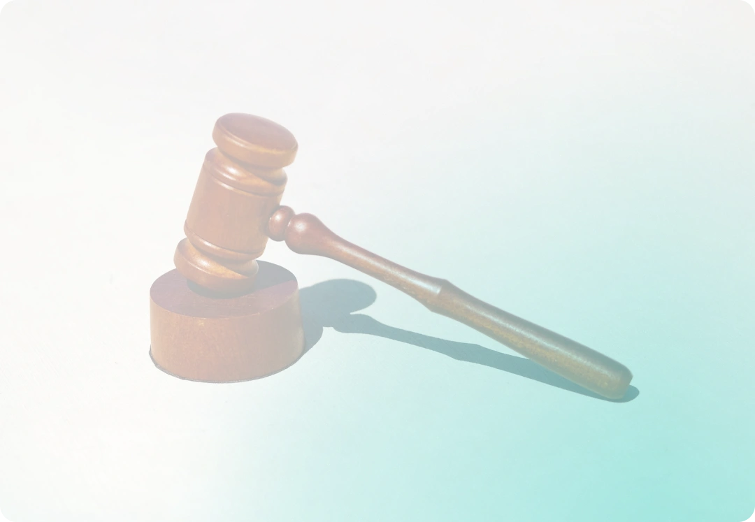 gavel used in legal trials 