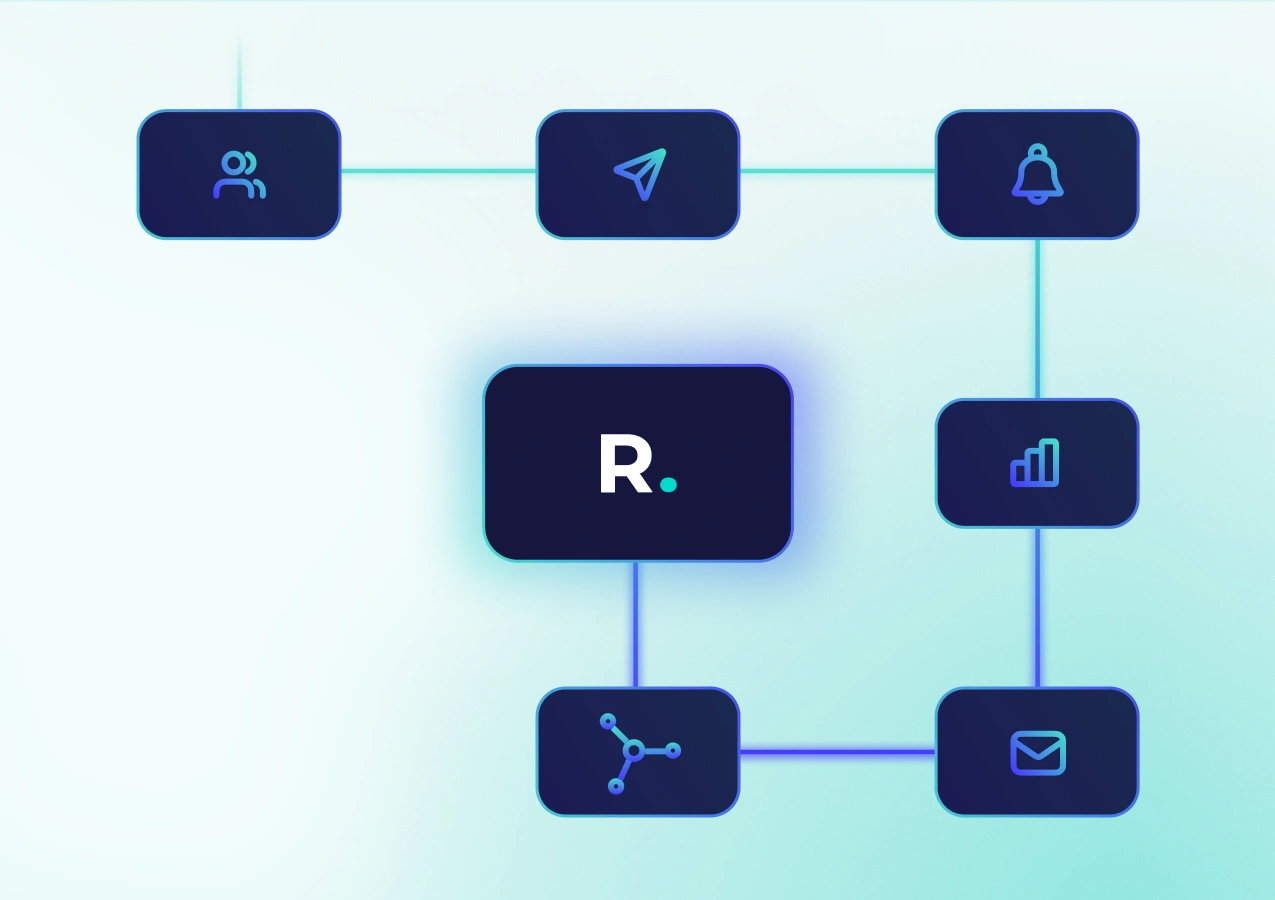 illustration RiskSmart style with icons