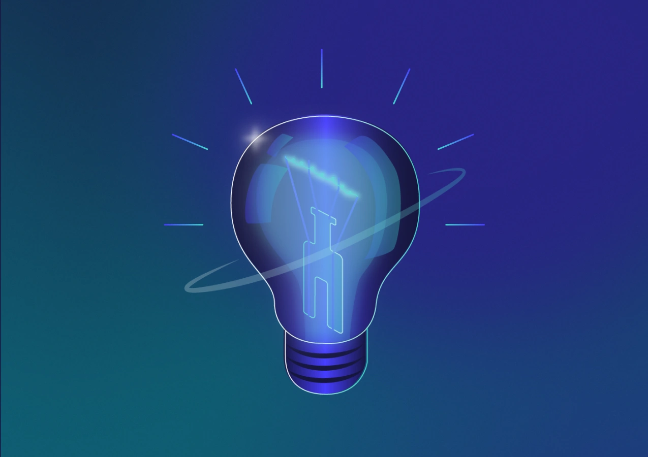 vector graphic showing lightbuld for keep it simple company value