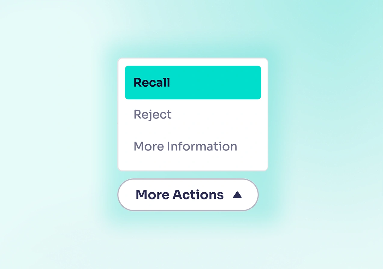 Third party response options