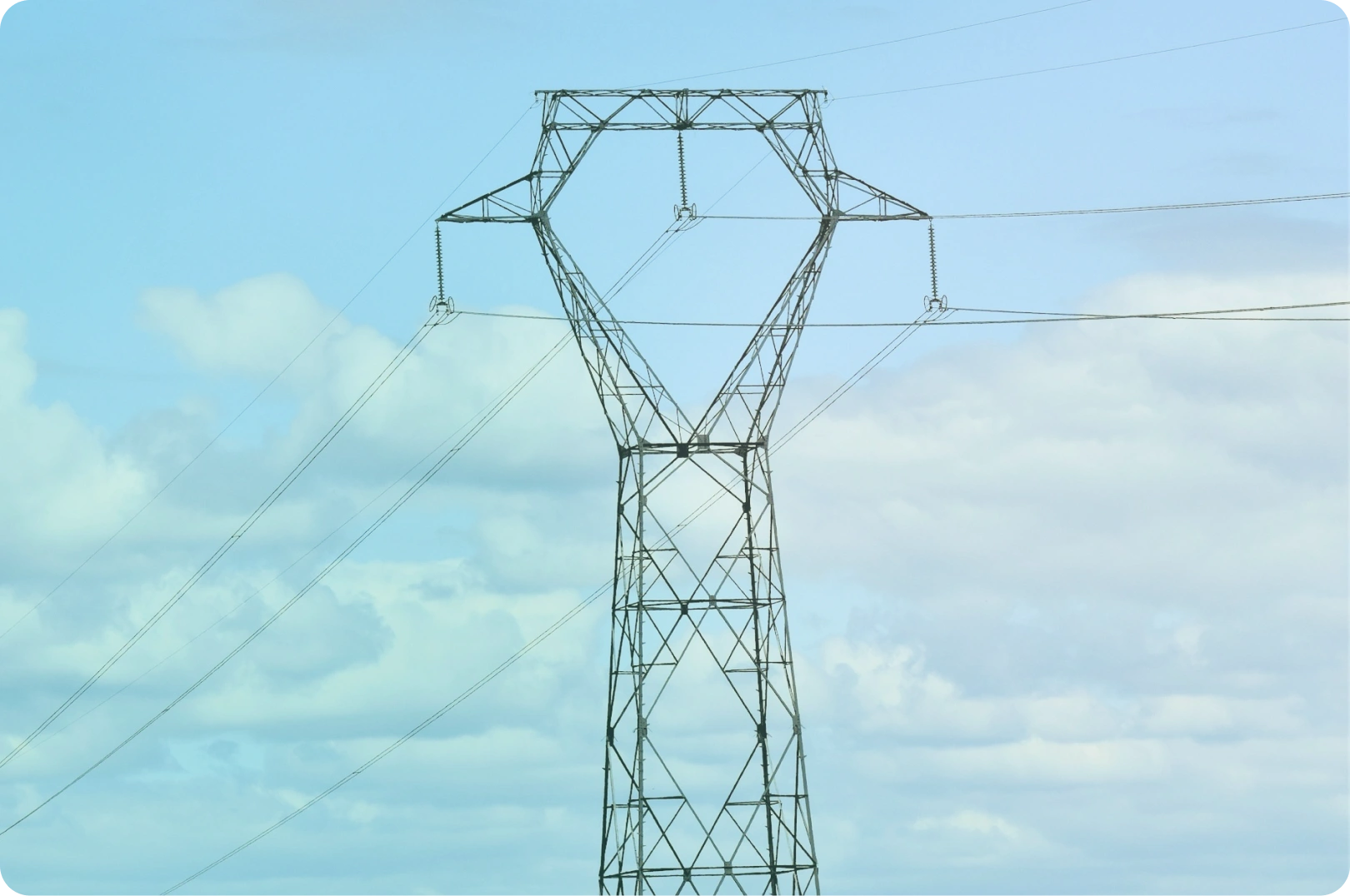 image of an electricity tower