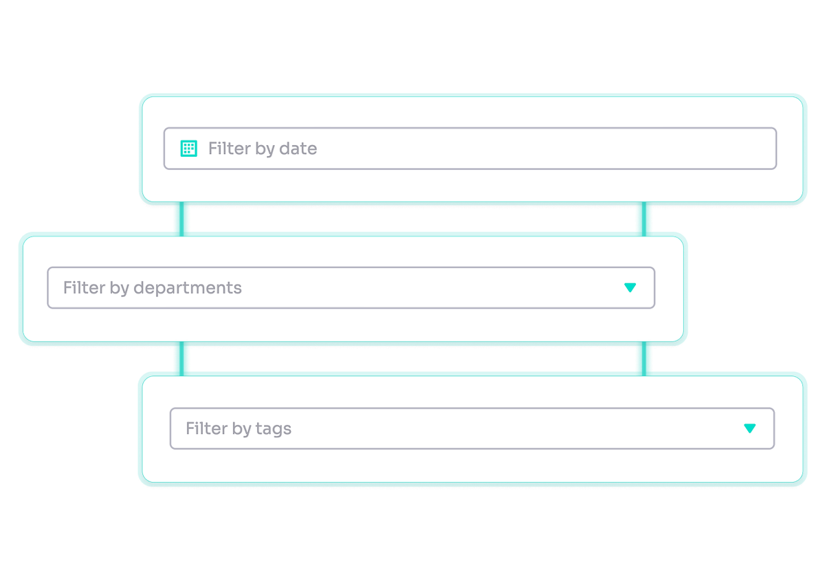Dashboard filter options
