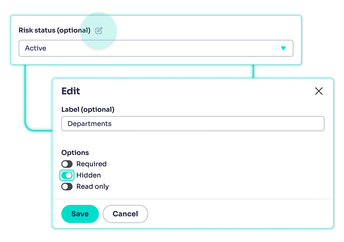 configurability of labels in platform