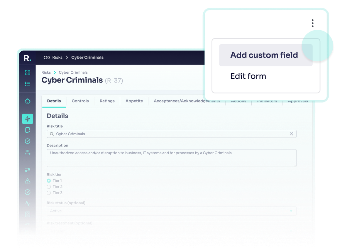 Add custom field to form feature