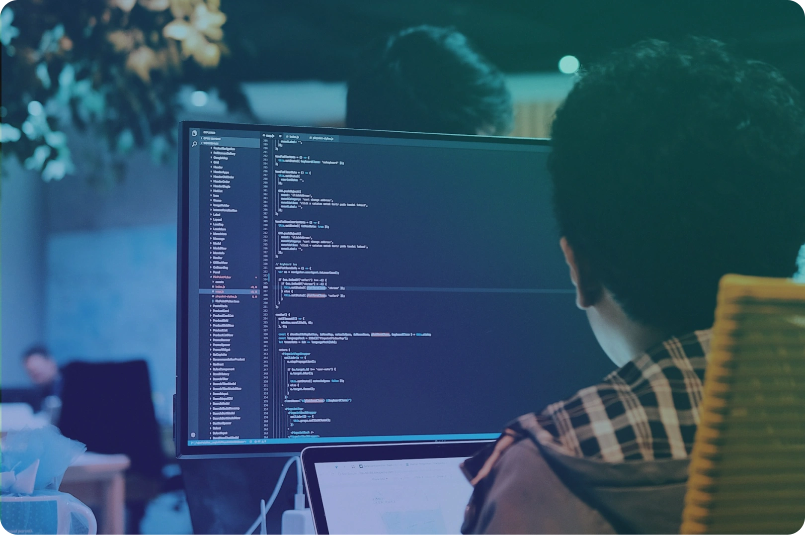 image of a tech company desk