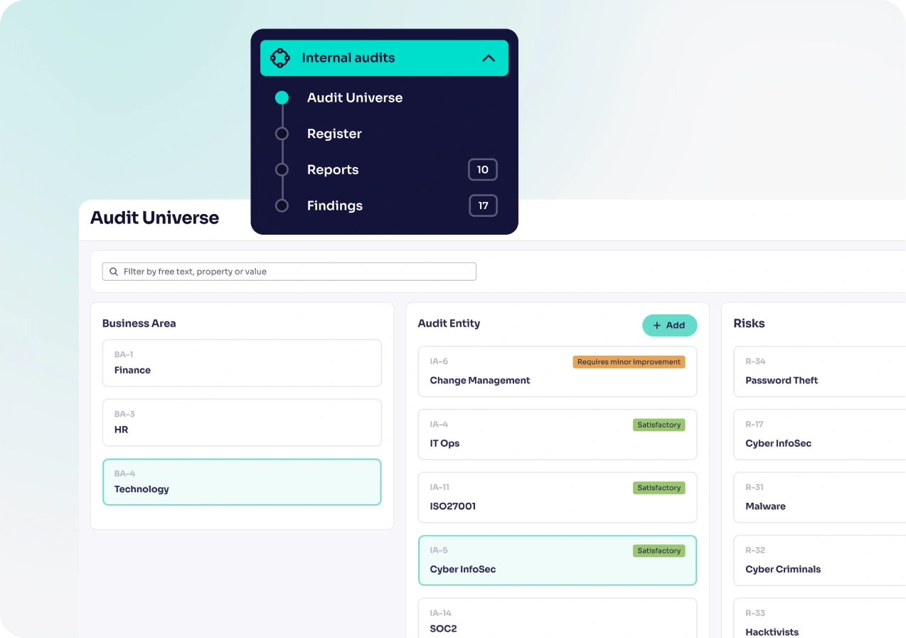 Define your audit universe