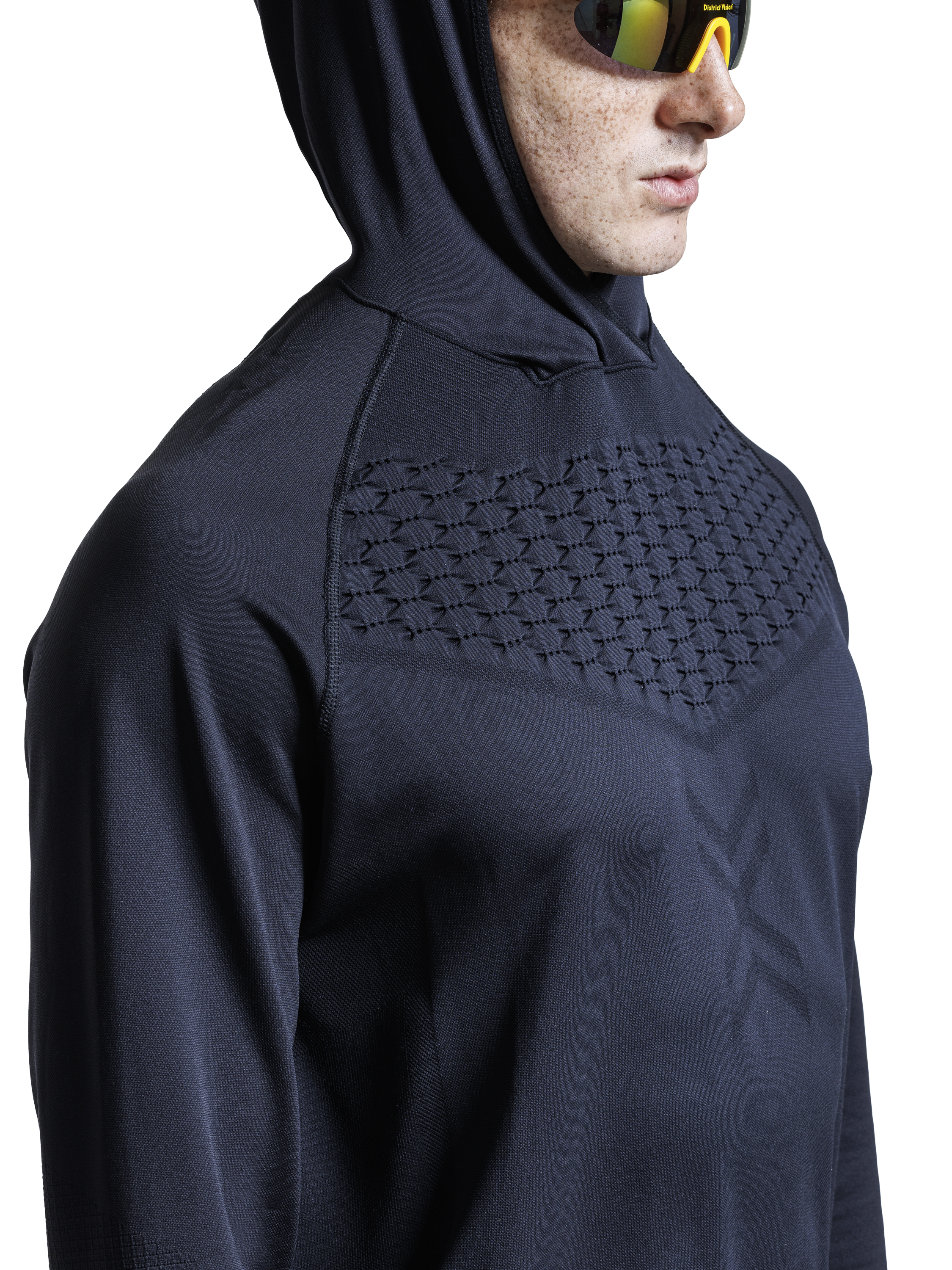 【IONSEOUL】(UNISEX) Rams brushed hoodie 5FM0101 X-ENTIAL HOODY LS
