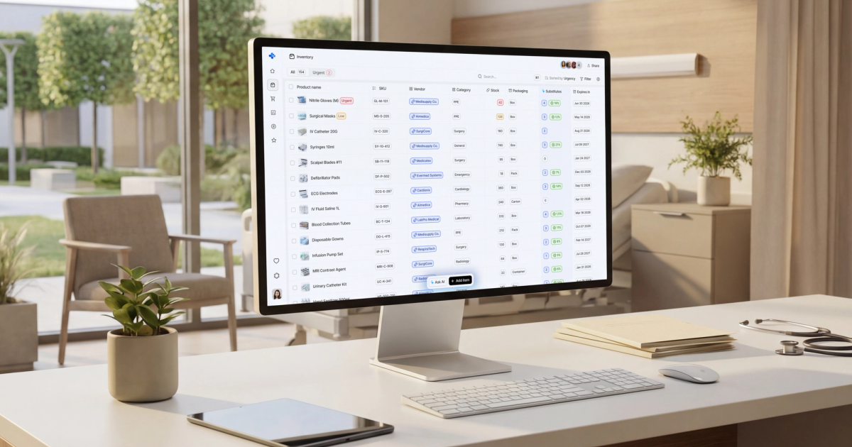 AMS AI: AI-Native Supply Chain for Hospitals