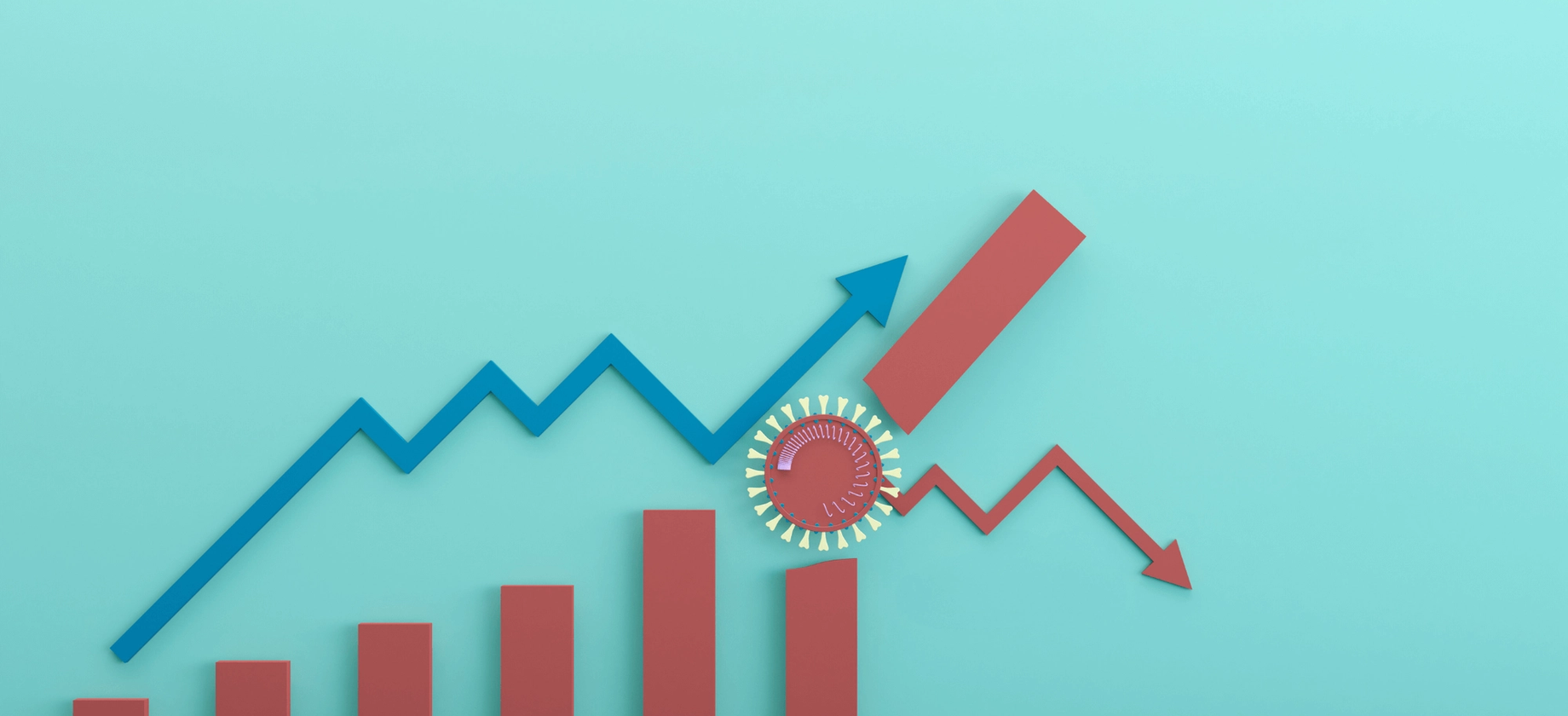 Image of a graph to represent impact reporting