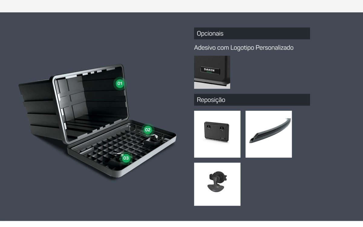 Seção de opcionais e reposição da linha Just no site.