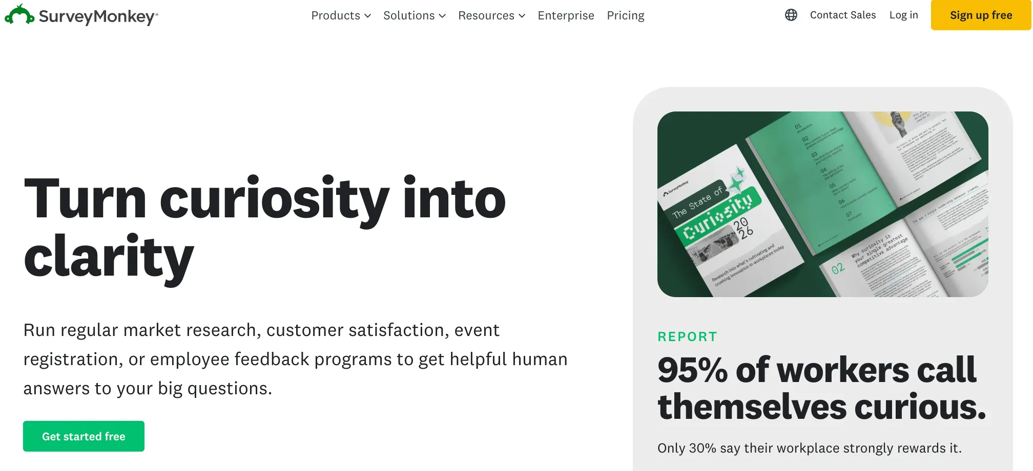 SurveyMonkey - conversion rate optimisation app