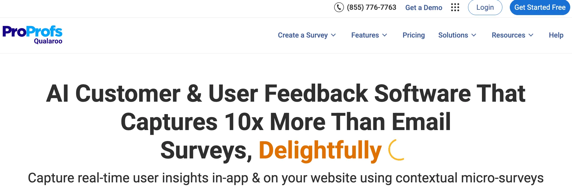 Qualaroo - Top b2b conversion rate optimization tool