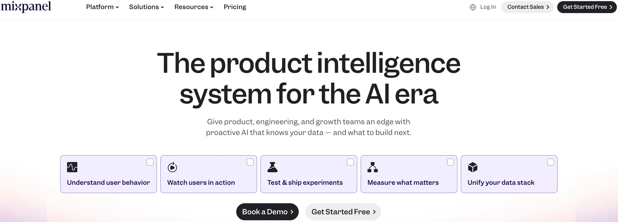 Mixpanel - platform include built-in power analysis for cro