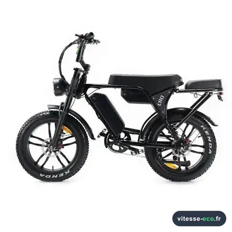 Ouxi C80: Elektrische Fatbike Double Batterie