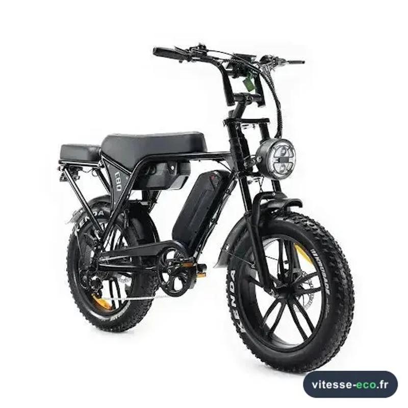 Ouxi C80: Elektrische Fatbike بطارية مزدوجة