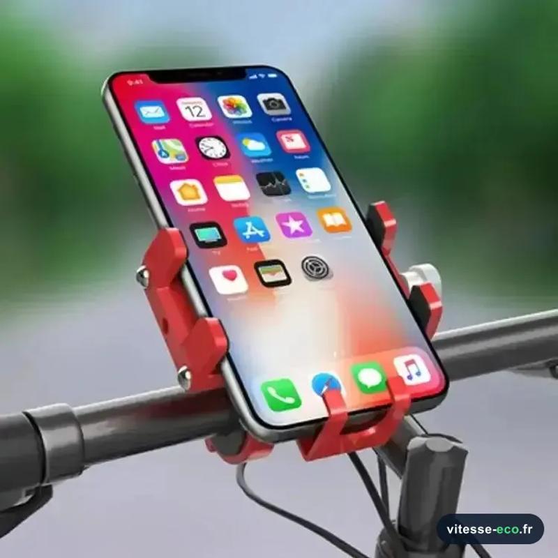 HSC Aluminium حامل هاتف fiets - GSM houder - عالمي - حامل هاتف scooter