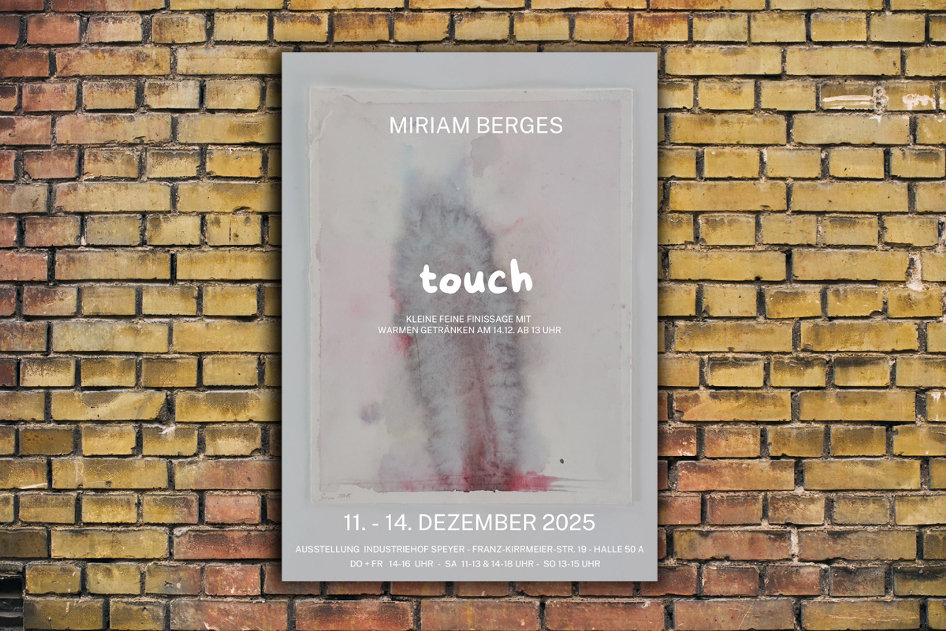 Kunstausstellung ‚touch‘ vom 11. bis 14.Dezember