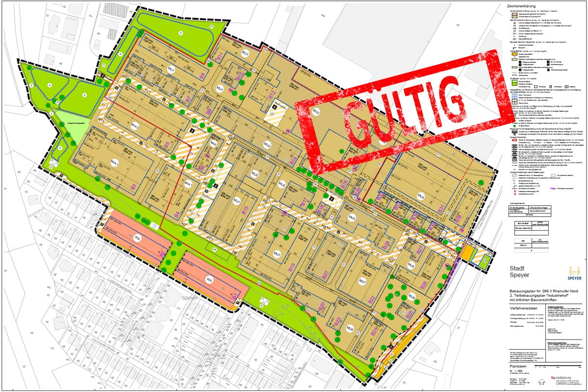 Bebauungsplan für den i-HOF in Kraft getreten