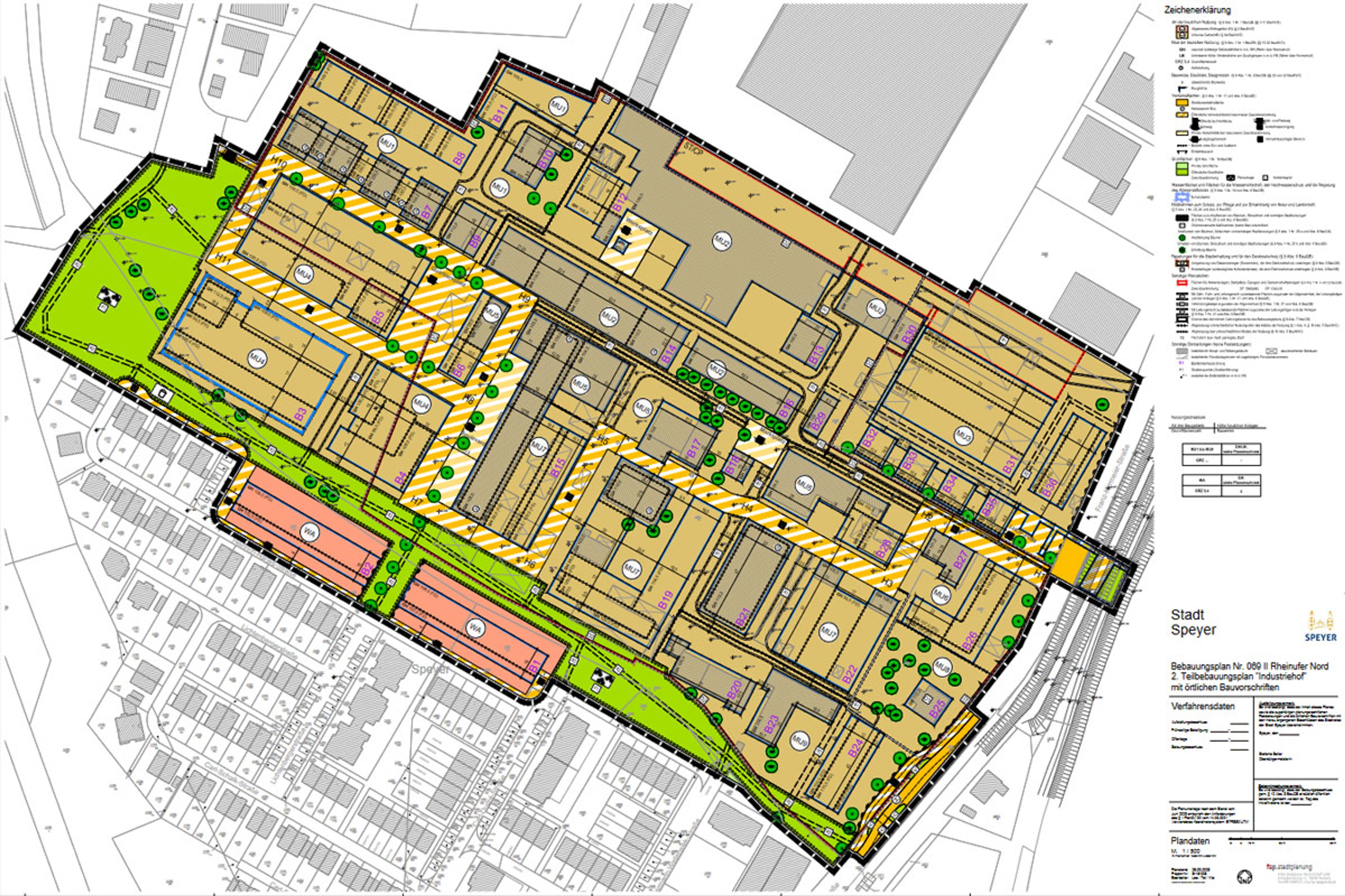 Entwurf B-Plan I-HOF