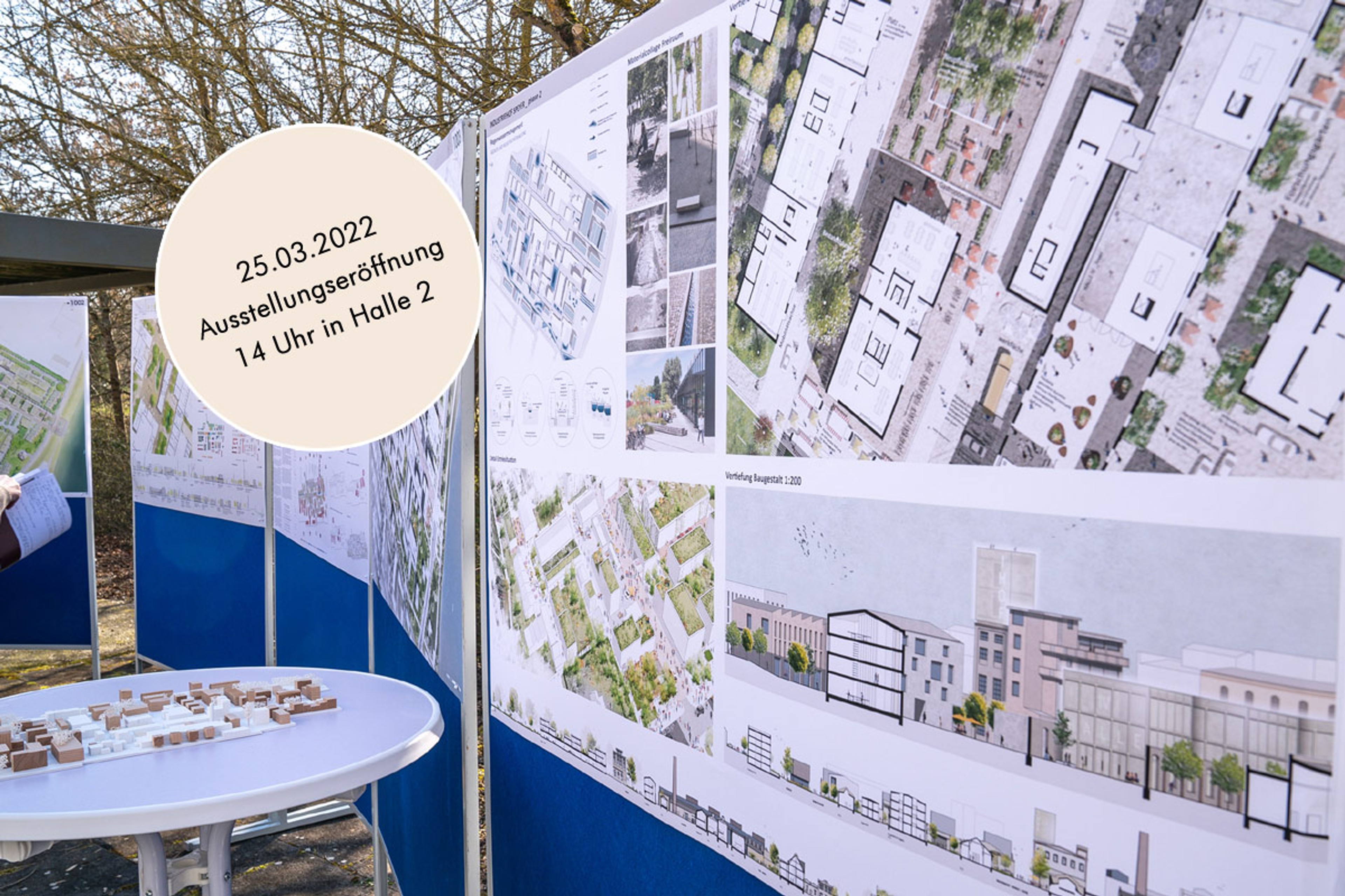 Eröffnung Ausstellung Wettbewerbsergebnisse im i-HOF