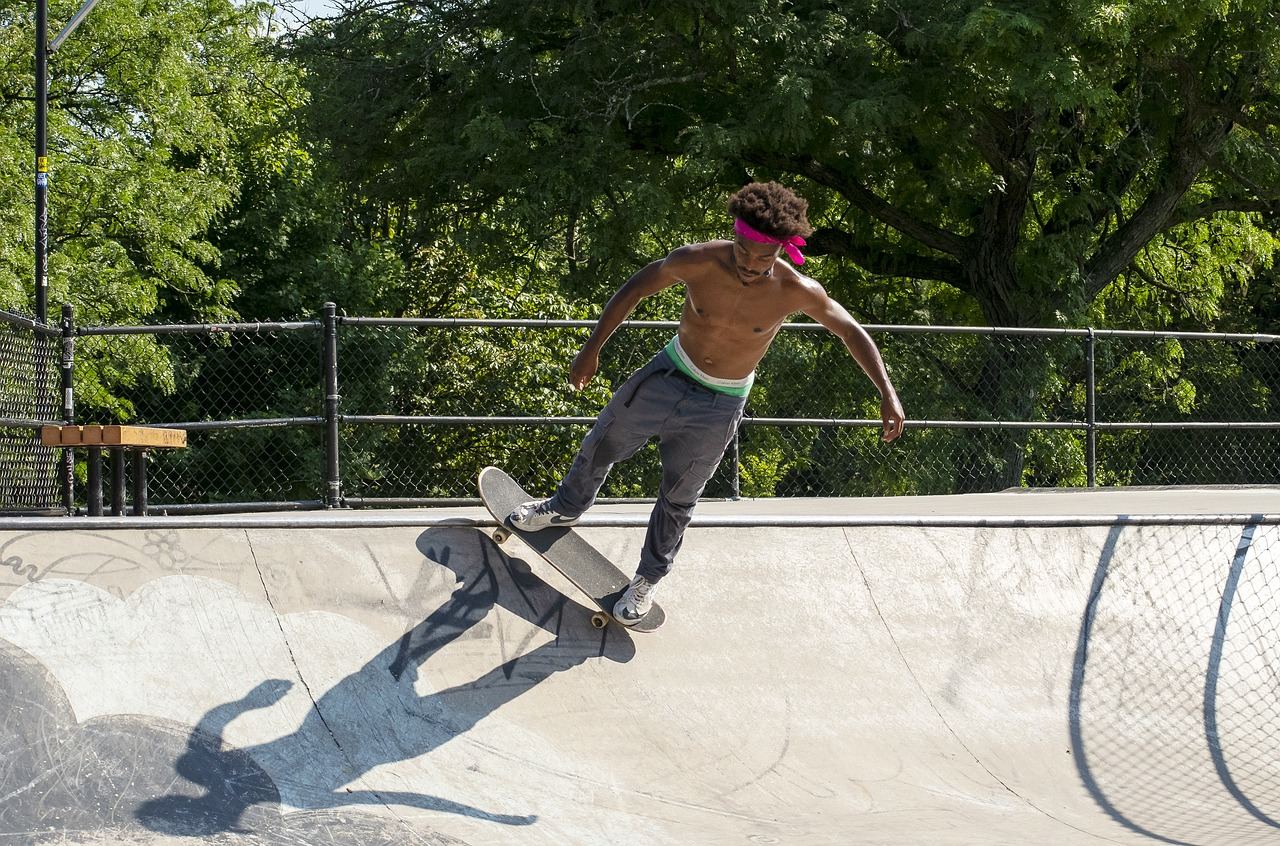A skateboarder balances on a ramp, demonstrating skills for 'Is Skateboarding for you? Let's find out!'